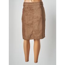 THALASSA - Jupe mi-longue marron en polyester - Femme - Taille 48 - Modz