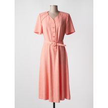 FRANCOISE DE FRANCE - Robe mi-longue rose en polyester - Femme - Taille 40 - Modz