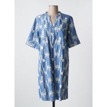 THALASSA - Robe courte bleu en coton - Femme - Taille 40 - Modz
