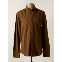 ONLY&SONS - Chemise manches longues marron en coton - Homme - Taille S - Modz