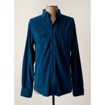 CARLOS CORDOBA - Chemise manches longues bleu en coton - Homme - Taille S - Modz