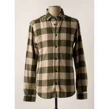 ONLY&SONS - Chemise manches longues vert en coton - Homme - Taille S - Modz
