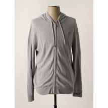 PEPE JEANS - Gilet manches longues gris en coton - Homme - Taille XXL - Modz