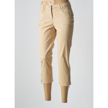 BRANDTEX - Pantacourt beige en coton - Femme - Taille 38 - Modz