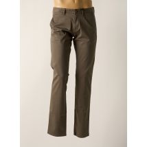 16 SHADES - Pantalon chino marron en coton - Homme - Taille TU - Modz