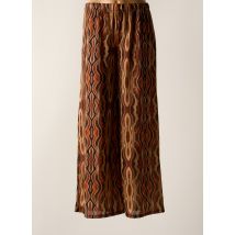 ANDROMEDE - Pantalon flare marron en viscose - Femme - Taille TU - Modz