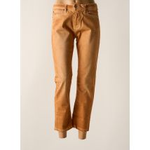 PLEASE - Pantalon 7/8 beige en coton - Femme - Taille 38 - Modz