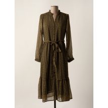 PEPE JEANS - Robe mi-longue noir en polyester - Femme - Taille 36 - Modz