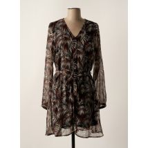 ONLY - Robe mi-longue marron en polyester - Femme - Taille 34 - Modz