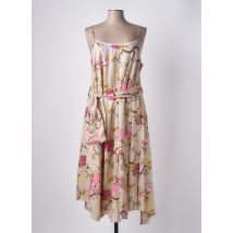 RHUM RAISIN - Robe mi-longue beige en coton - Femme - Taille 40 - Modz