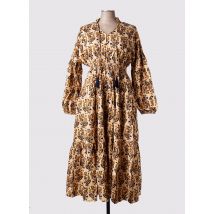 RHUM RAISIN - Robe longue jaune en coton - Femme - Taille 38 - Modz