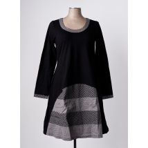 RHUM RAISIN - Robe mi-longue noir en coton - Femme - Taille 38 - Modz