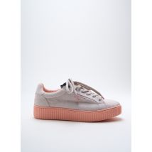 PEPE JEANS - Baskets rose en cuir - Femme - Taille 40 - Modz