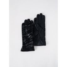 ONLY - Gants noir en cuir - Femme - Taille TU - Modz