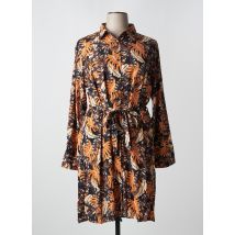 MAELLE - Robe mi-longue orange en polyester - Femme - Taille 48 - Modz