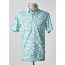 GARCIA - Chemise manches courtes vert en coton - Homme - Taille XS - Modz