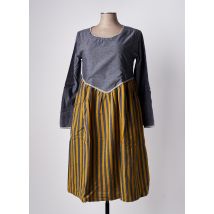 RHUM RAISIN - Robe mi-longue gris en coton - Femme - Taille 38 - Modz
