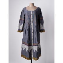 RHUM RAISIN - Robe mi-longue gris en coton - Femme - Taille 38 - Modz