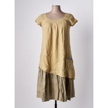 RHUM RAISIN - Robe mi-longue beige en coton - Femme - Taille 38 - Modz