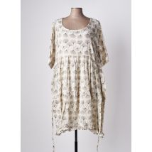 RHUM RAISIN - Robe mi-longue beige en coton - Femme - Taille 38 - Modz