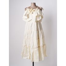 RHUM RAISIN - Robe longue beige en coton - Femme - Taille 44 - Modz