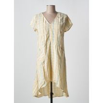 RHUM RAISIN - Tunique manches courtes beige en coton - Femme - Taille 44 - Modz