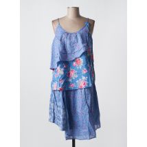 RHUM RAISIN - Robe mi-longue bleu en coton - Femme - Taille 38 - Modz