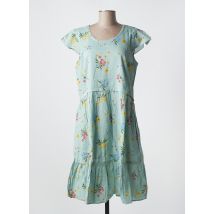 RHUM RAISIN - Robe mi-longue bleu en coton - Femme - Taille 38 - Modz