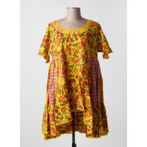 RHUM RAISIN - Tunique manches courtes jaune en coton - Femme - Taille 38 - Modz