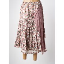 RHUM RAISIN - Jupe longue rose en coton - Femme - Taille 38 - Modz