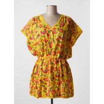 RHUM RAISIN - Tunique manches courtes jaune en coton - Femme - Taille 40 - Modz