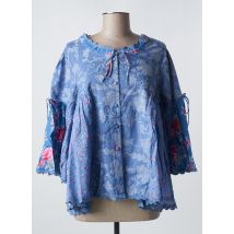 RHUM RAISIN - Chemisier bleu en coton - Femme - Taille 38 - Modz