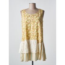 RHUM RAISIN - Tunique sans manche jaune en coton - Femme - Taille 42 - Modz