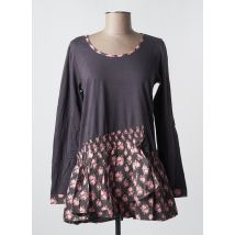 RHUM RAISIN - Tunique manches longues gris en coton - Femme - Taille 38 - Modz