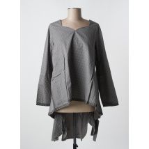 RHUM RAISIN - Tunique manches longues gris en coton - Femme - Taille 38 - Modz