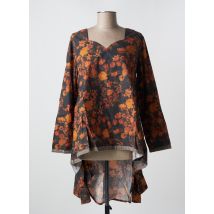 RHUM RAISIN - Tunique manches longues noir en coton - Femme - Taille 38 - Modz