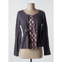 RHUM RAISIN - T-shirt gris en coton - Femme - Taille 38 - Modz