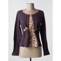 RHUM RAISIN - T-shirt violet en coton - Femme - Taille 40 - Modz