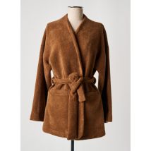 LES ACOLYTES - Gilet manches longues marron en polyester - Femme - Taille 40 - Modz