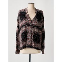 IDANO - Chemisier noir en viscose - Femme - Taille 36 - Modz