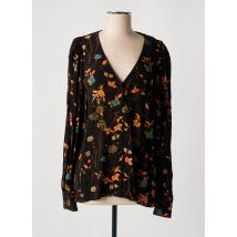 IDANO - Chemisier noir en viscose - Femme - Taille 40 - Modz