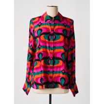 IDANO - Chemisier rose en viscose - Femme - Taille 40 - Modz