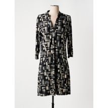 VEGAS - Robe mi-longue noir en polyester - Femme - Taille 36 - Modz