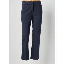 WEEKEND MAXMARA - Pantalon droit bleu en coton - Femme - Taille 42 - Modz