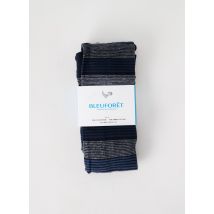 BLEU FORET - Collants bleu en coton - Femme - Taille 1 - Modz