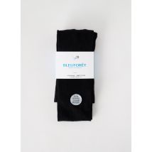 BLEU FORET - Collants noir en coton - Femme - Taille 1 - Modz