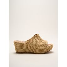 NIMAL - Mules/Sabots beige en autre matiere - Femme - Taille 39 - Modz