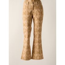STORIATIPIC - Pantalon flare rose en coton - Femme - Taille 36 - Modz