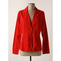 AGATHE & LOUISE - Blazer rouge en coton - Femme - Taille 40 - Modz