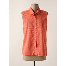 ÉTYMOLOGIE - Chemisier orange en coton - Femme - Taille 36 - Modz